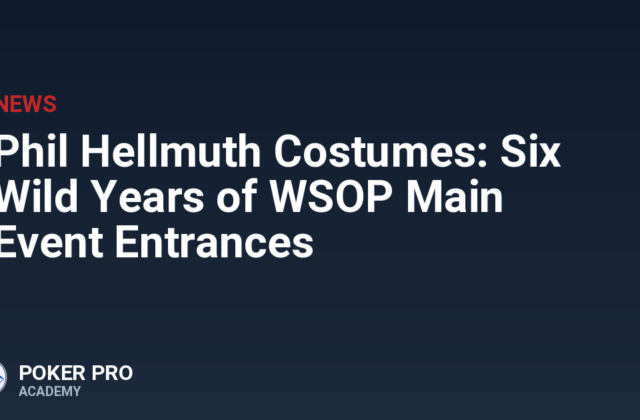 Phil Hellmuth Costumes: Six Wild Years of WSOP Main Event Entrances