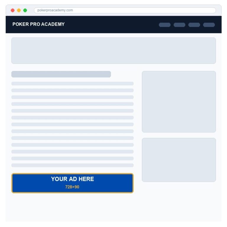 Ad spot — Below content (728×90) — English audience