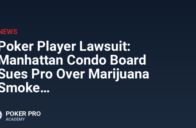 Poker Player Lawsuit: Manhattan Condo Board Sues Pro Over Marijuana Smoke