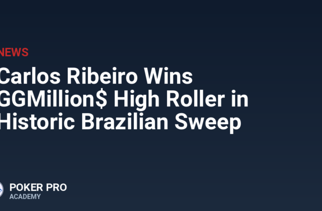 Carlos Ribeiro Wins GGMillion$ High Roller in Historic Brazilian Sweep