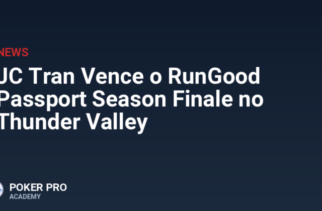 JC Tran Vence o RunGood Passport Season Finale no Thunder Valley