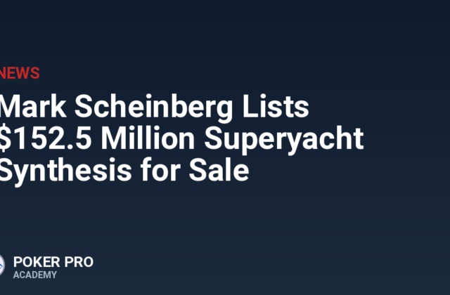 Mark Scheinberg Lists $152.5 Million Superyacht Synthesis for Sale